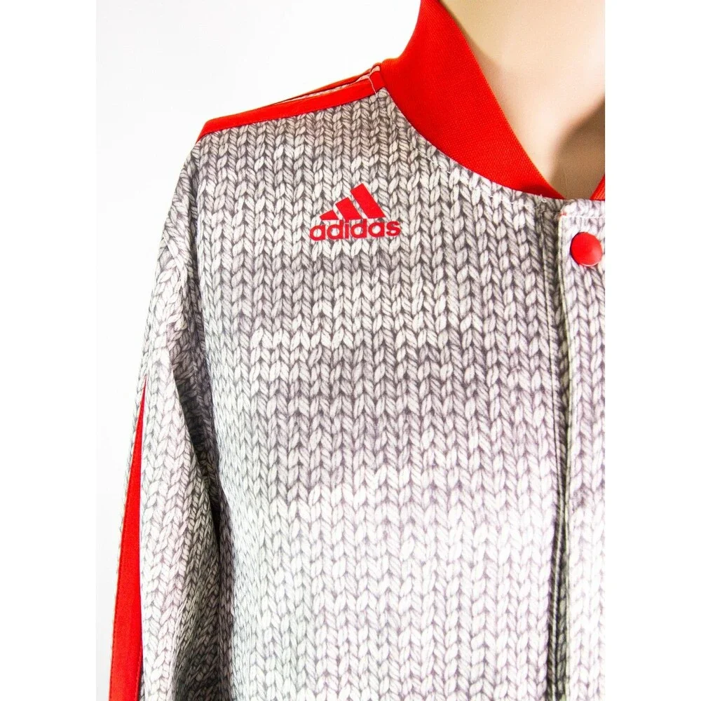 NBA Adidas Basketball Warm Up Jacket Player Issued Zip/Snap Button Up Size Small